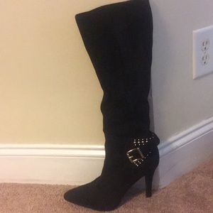 BCBG Tall Suede Boots